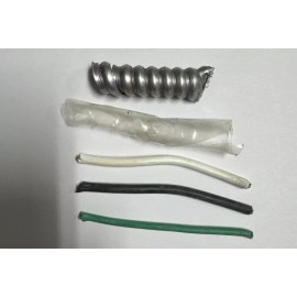 Copper PER FOOT 8/2 W/ #10 Ground Type MC Copper Metal Clad Cable Aluminum Armor USA