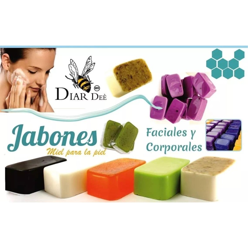 Diardee Jabones Artesanales Corporal Y Facial 20 Pz. 140 G