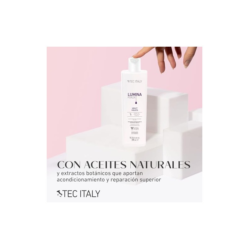 TEC ITALY Lumina Forza Color Violeta Neutraliza Cabello Teñido 300