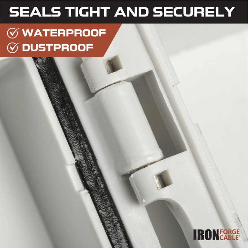 Iron Forge Cable Waterproof Junction Box - Outdoor Electrical Enclosure