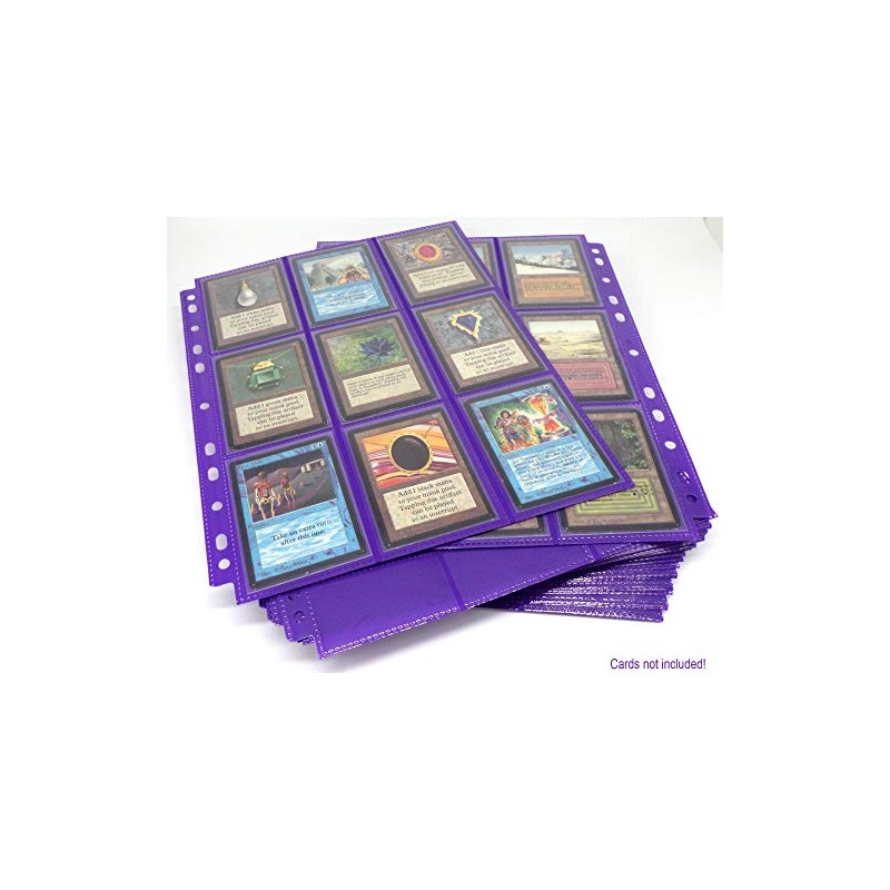 docsmagic.de 50 18-Pocket Pages Purple - Sideloading - 11 Holes