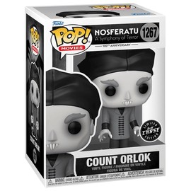 POP Movies: Nosferatu 100th Anniversary - Count Orlok Black & White Limited Edition Chase Funko Vinyl Figure (Bundled with Compatible Box Protector Case), Multicolored, 3.75 inches