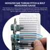 HexSizer - SAE Hex Nut and Bolt Size Gauge Tool
