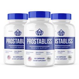 Prostabliss (3 Pack) Prostabliss Prostate Support Pills, Prosta Bliss Formula 180 Capsules