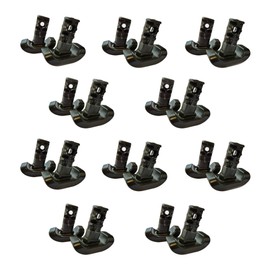 Stander Replacement Ski Glides, Compatible with Stander's Wonder-Walker and Wonder-Walker-Plus, Black, 10-Pack