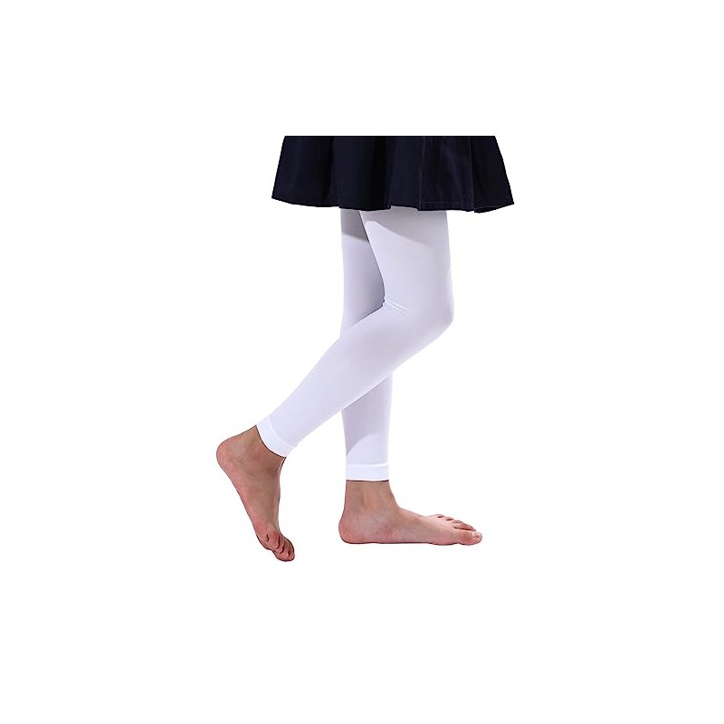 EVERSWE Girl's Microfiber Footless Tights, Ultra Soft Ballet Dance Tights