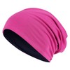 Hatstar Long Slouchy Beanie, 2-in-1 Reversible Jersey Hat in 45