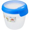 Curver Food Container Round 0,4l in Transparent/Blue, 15 x 10