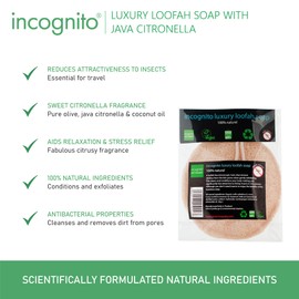 Incognito Less Mosquito Luxury Loofah and Soap