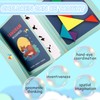 CUVZORA Tangram Magnetic, Children's Learning Toy, Travel Games for Travel,