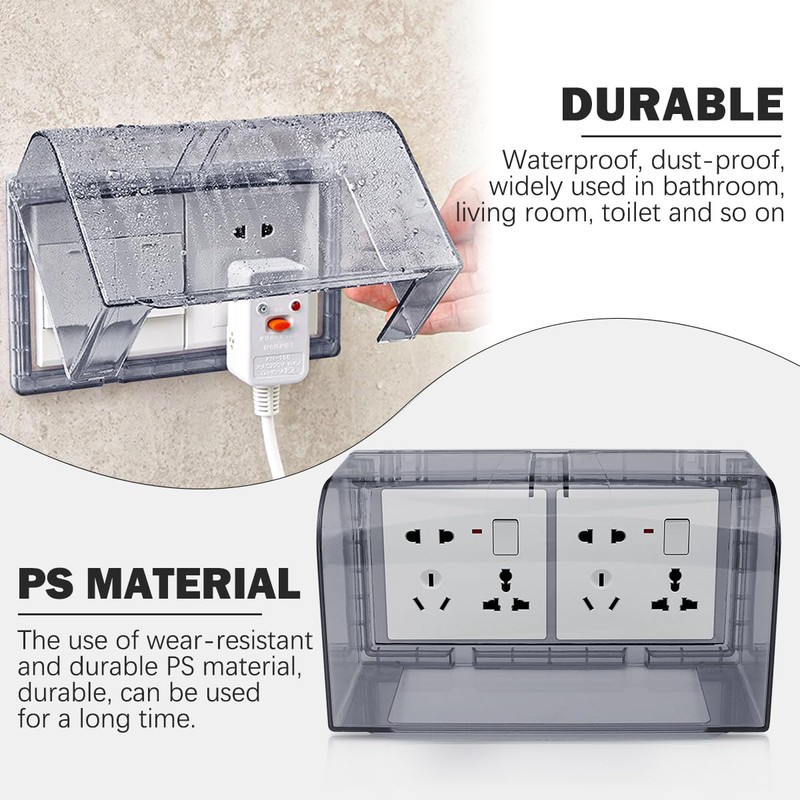 YOLUFER Flip Weatherproof Cover Outlet Cover, Electrical Power Outlet Cover,