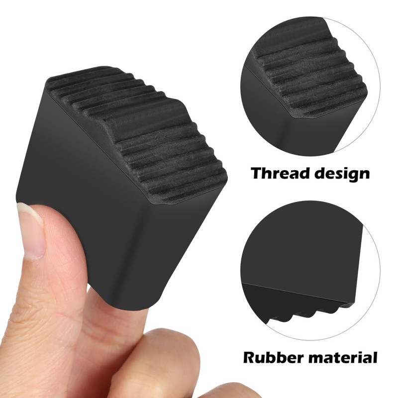 BESPORTBLE Pack of 4 Non-Slip Ladder Feet - Sturdy Rubber