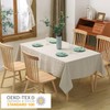 CHUFFED 100% Linen Tablecloth, Rectangular Tablecloth, High-Quality Linen Fabric Tablecloth