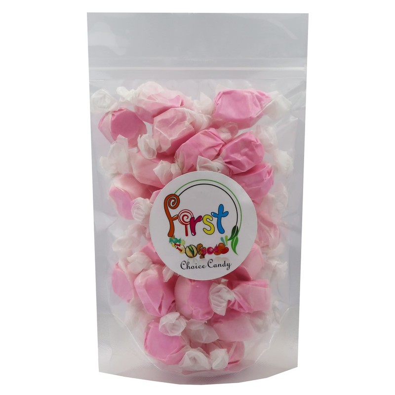 Variety Gourmet Saltwater Taffy (Pink Bubble Gum, 1 Pound)