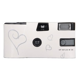 Disposable Camera, Disposable Camera, Retro Film Camera with Flash, 27 35mm Color Films for Wedding Anniversary, Concert, Travel, Camp, Party Supply