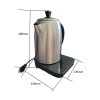 rattleware Cupping Kettle, 1.7L, 220V, Stainless Steel