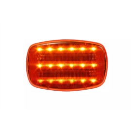 Custer Battery Powered Magnetic LED Safety Flasher - Amber