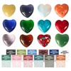 Valentines Cards with Heart Crystals - Valentines Cards with Heart-Shape Crystals - 24X Valentine Exchange Party Favors Love Crystal Gems for Kids
