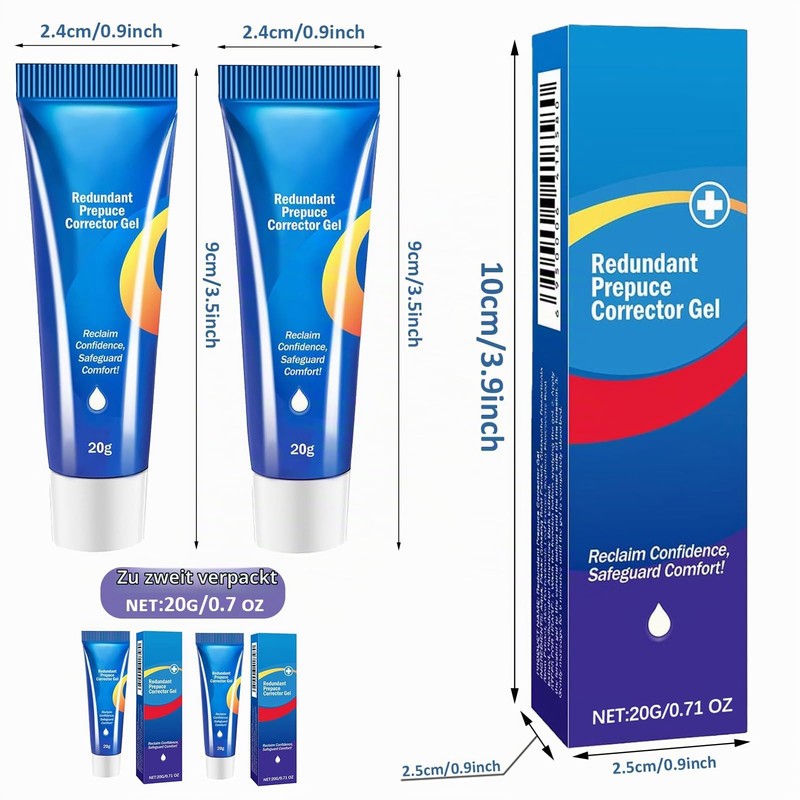 BruteCo Phimosis Correction Gel for Foreskin Narrowing (Pack of 2)
