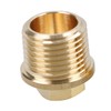 AB Tools Universal Brass Boat Drain Plug Speedboat Rib Garboard