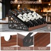 TRSPCWR 4-Bottle Rustic Countertop Wine Rack
