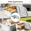 DORMIYA 2 Pcs Thickened Stainless Steel Food Keepers Set, Commercial