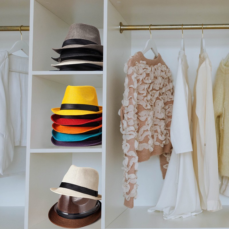 LADYBRO 20Pcs Trilby Fedora Hat Holder, Protect Shape, for Straw
