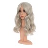 Hairro Hair Toppers Wavy with Bangs for Women Adding Hair