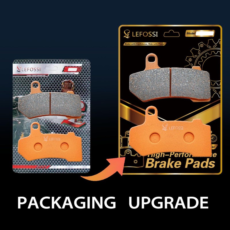 LE LEFOSSI Front and Rear Carbon Fiber Brake Pads Sets