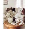 Large Artificial Hydrangea Flowers Real Touch, 25.5" Fall Hydrangeas for