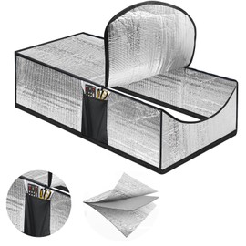 Windspeed Attic Stairs Insulation Cover with Zipper 54×25×11 in Attic Door Insulation Cover Double Layer Loft Fan Insulate Hood for Thermal Insulate Loft Access Door Opening