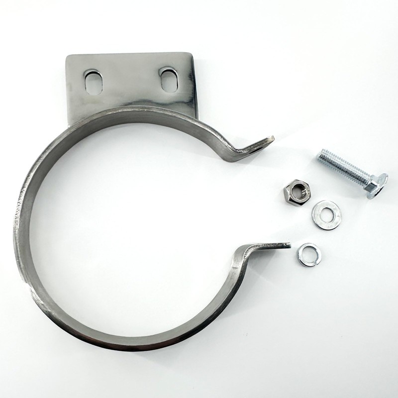 5" Chorme Mount Bracket Clamp for Peterbilt Exhaust Stack 379