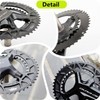 Stone 110bcd Double Circle Chainring for Shimano 105 R7100 UT