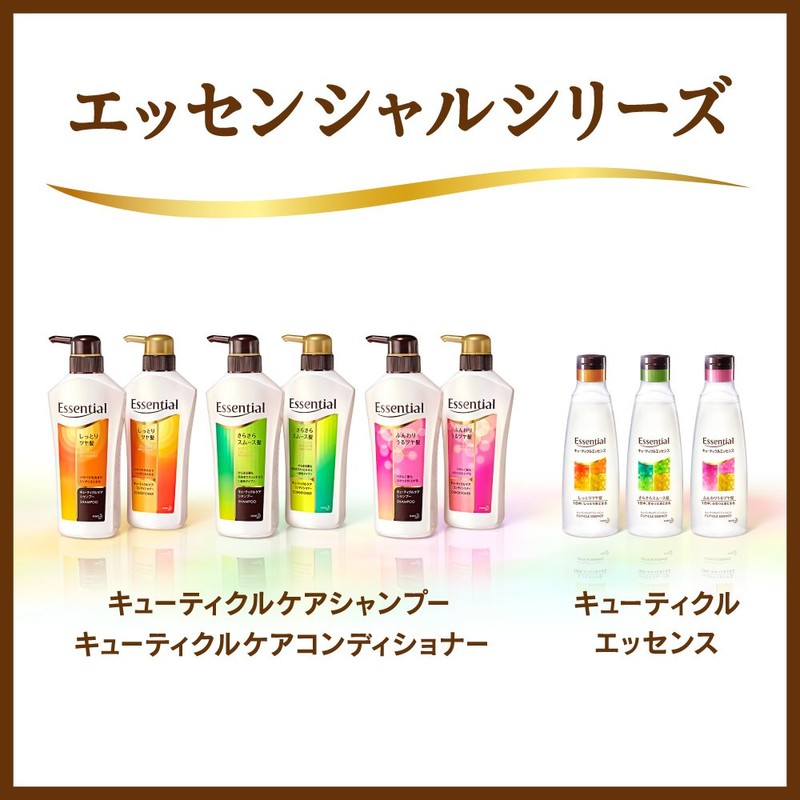 Essential Conditioner, Moist & Shiny Hair Pump, 16.2 fl oz