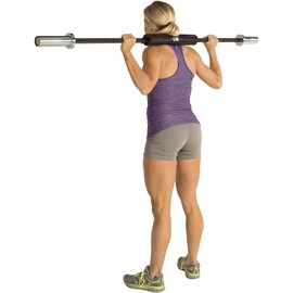 GoFit 16 Inch Naylon Barbell Pad with 15 Millimeter High-Density Foam - Protect Neck & Shoulders During Weight Lifting Sessions to Prevent Injury/Pain, Black, GF-BPAD