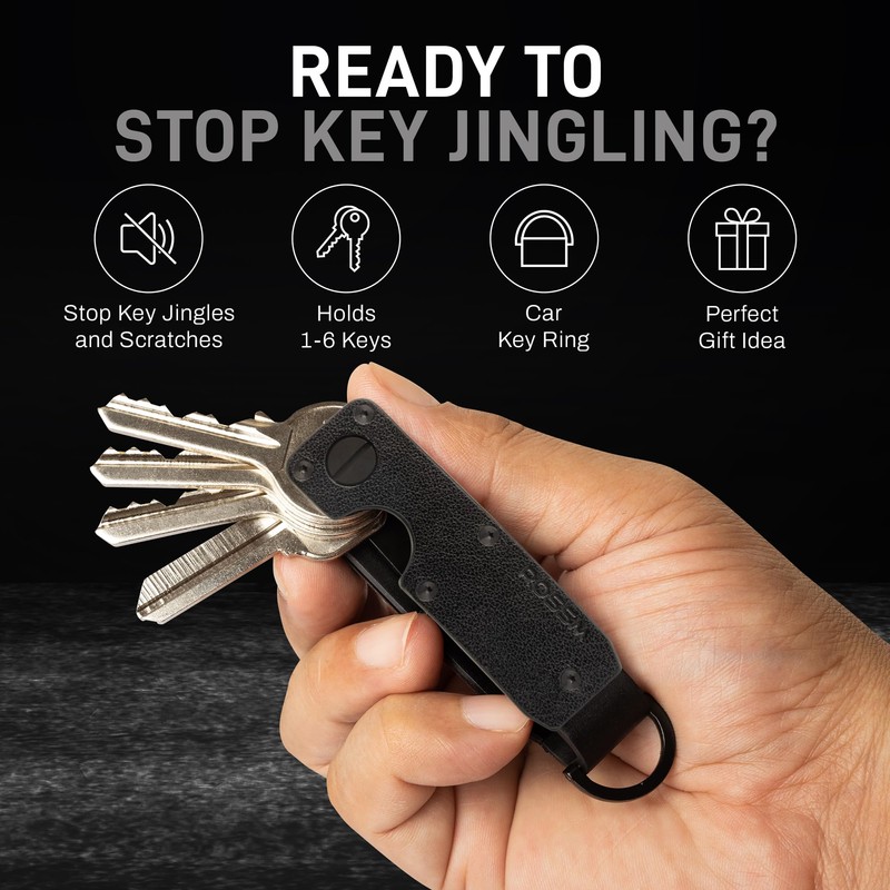ROSSM Key Organizer | Compact Metal Key Holder | Minimalist