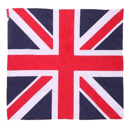 Union Jack Bandana British Flag Kerchief Cotton Paisley Bandana Union Jack Handkerchief Headband Sport Neckerchiefs Hip Hop Headwear Scarf Neck Wrist Wrap Band for Men Women Adults Children Accessory