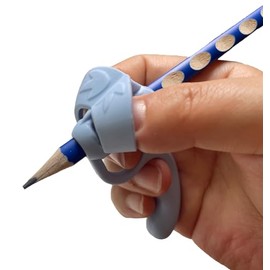 Justkeji 2 Pcs Pencil Grips,Kids Handwriting Correction Training Tool, Finger Posture Correction Supplies Pencil gripper Pencil Holder for preschooler Kids Writing, Drawing, and Coloring
