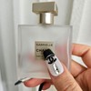 C Black Handmade Nail Tips - Long Square / C블랙