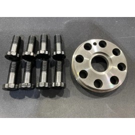 ALL OUT FAB H2B FLYWHEEL SPACER WITH FLYWHEL BOLTS FOR H22 H23A F20B WITH B SERIES TRANS