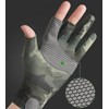 Summer Outdoor Fishing Gloves for Men Camouflage Ice Silk Sunblock
