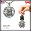 Persian Cat Keychain, C006KC, 1 1/2 Inch, Kitty, Cats, Pets,