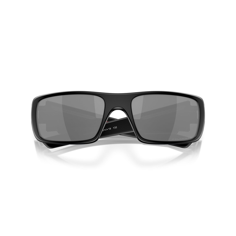 Oakley Men's OO9239 Crankshaft Rectangular Sunglasses, Matte Black/Black Iridium Polarized,