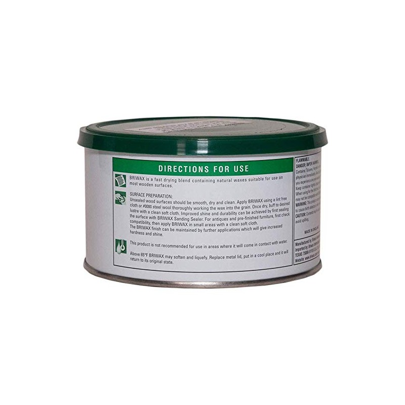 Briwax Darkbrown Brown Dark Furniture Wax, Cleans, Stains, and Polishes