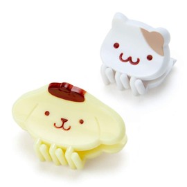 Sanrio 178471 Pompompurin Mini Hair Clip, Approx. 0.8 x 1.0 x 0.8 inches (2 x 2.5 x 2 cm), ABS Resin