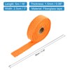 sourcing map Fiberglass Exhaust Wrap Tape, 1" x 16' Orange