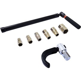 Young Wolf 9-17mm Wrench Socket Plumber Back Nut Tap with Hook Bathroom Faucet Set