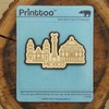 Printtoo Souvenir Engraved Wooden Multiple Monuments of Mexico Fridge Magnet