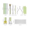 Nail Cuticle Care Tools Kit with Nail Files Buffer Stainless