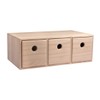 Rayher 62909505 Wooden Chest of Drawers with 3 Drawers, FSC